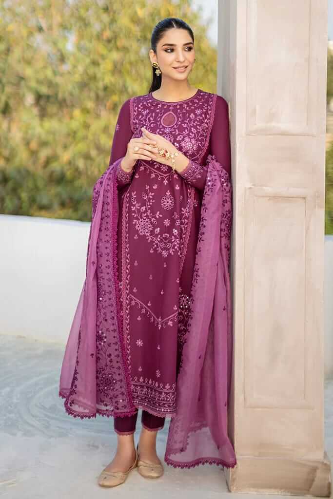 turbolight winter dress designs 2025 new-arrivals dhanak collection khaddar velvet online end year sale dhanak dress design