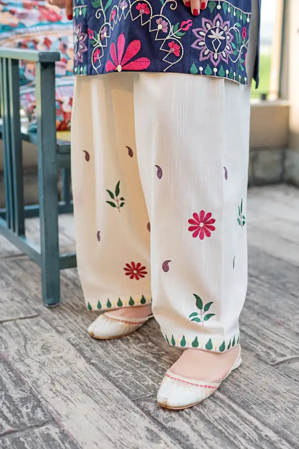 2 Piece Unstitched Heavy Embroidered Lawn Suit