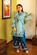 2 Piece Unstitched Heavy Embroidered Lawn Suit