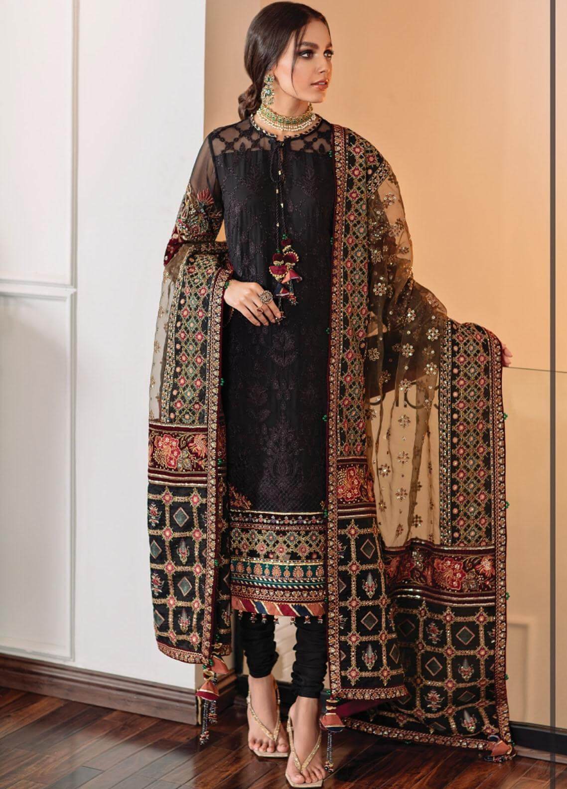 turbolight winter dress designs 2025 new-arrivals dhanak collection khaddar velvet online end year sale dhanak dress design