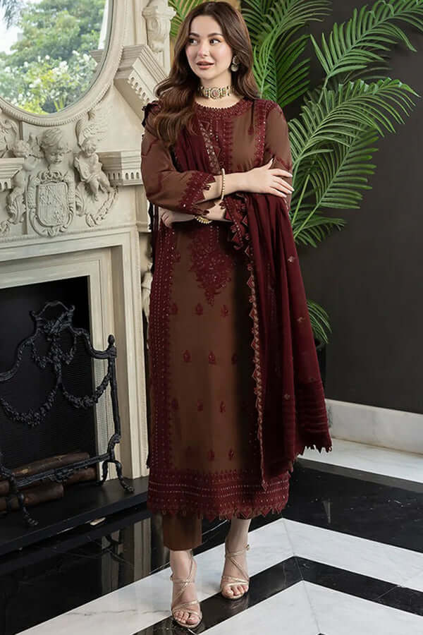 turbolight winter dress designs 2025 new-arrivals dhanak collection khaddar velvet online end year sale dhanak dress design