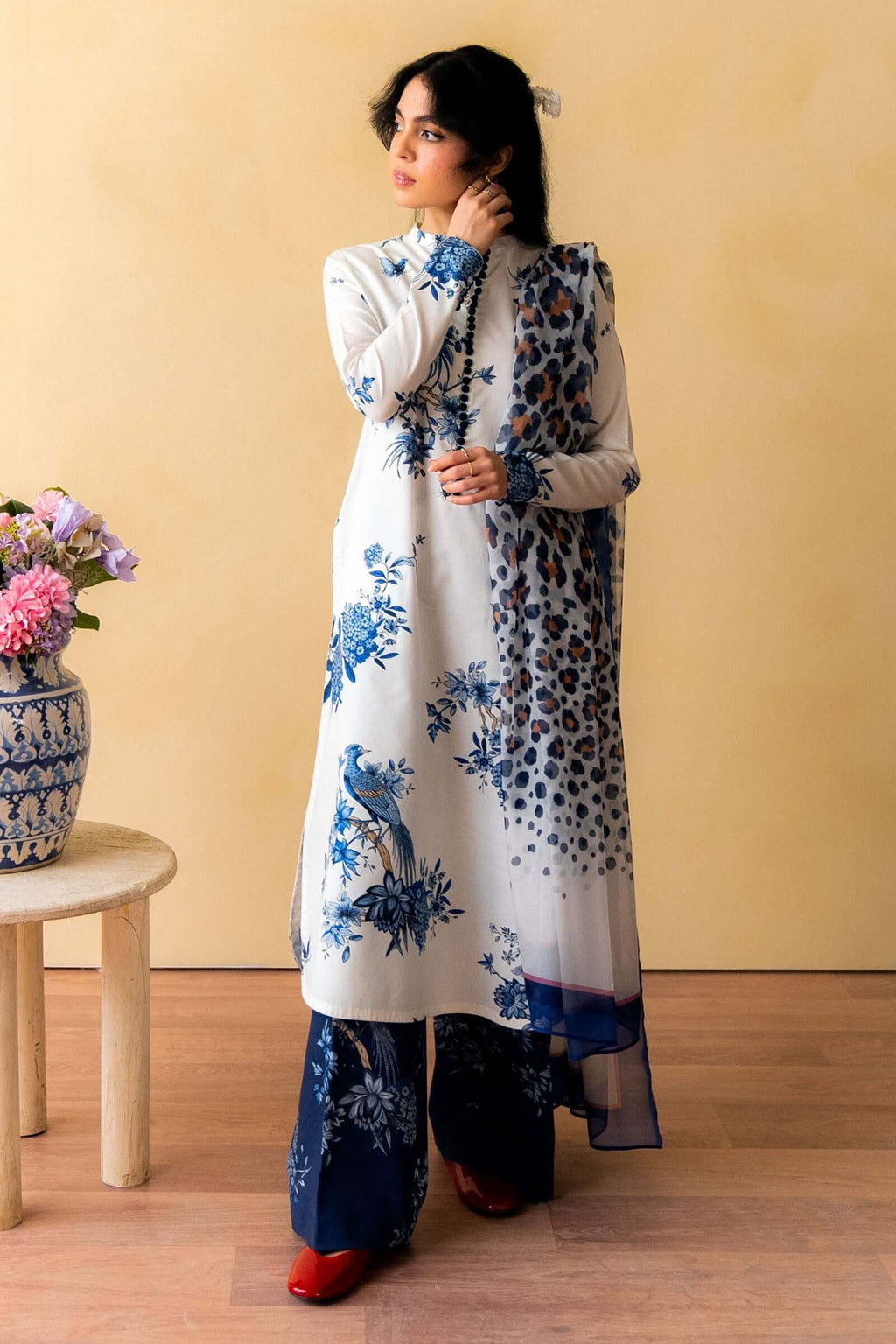 turbolight winter dress designs 2025 new-arrivals dhanak collection khaddar velvet online end year sale dhanak dress design