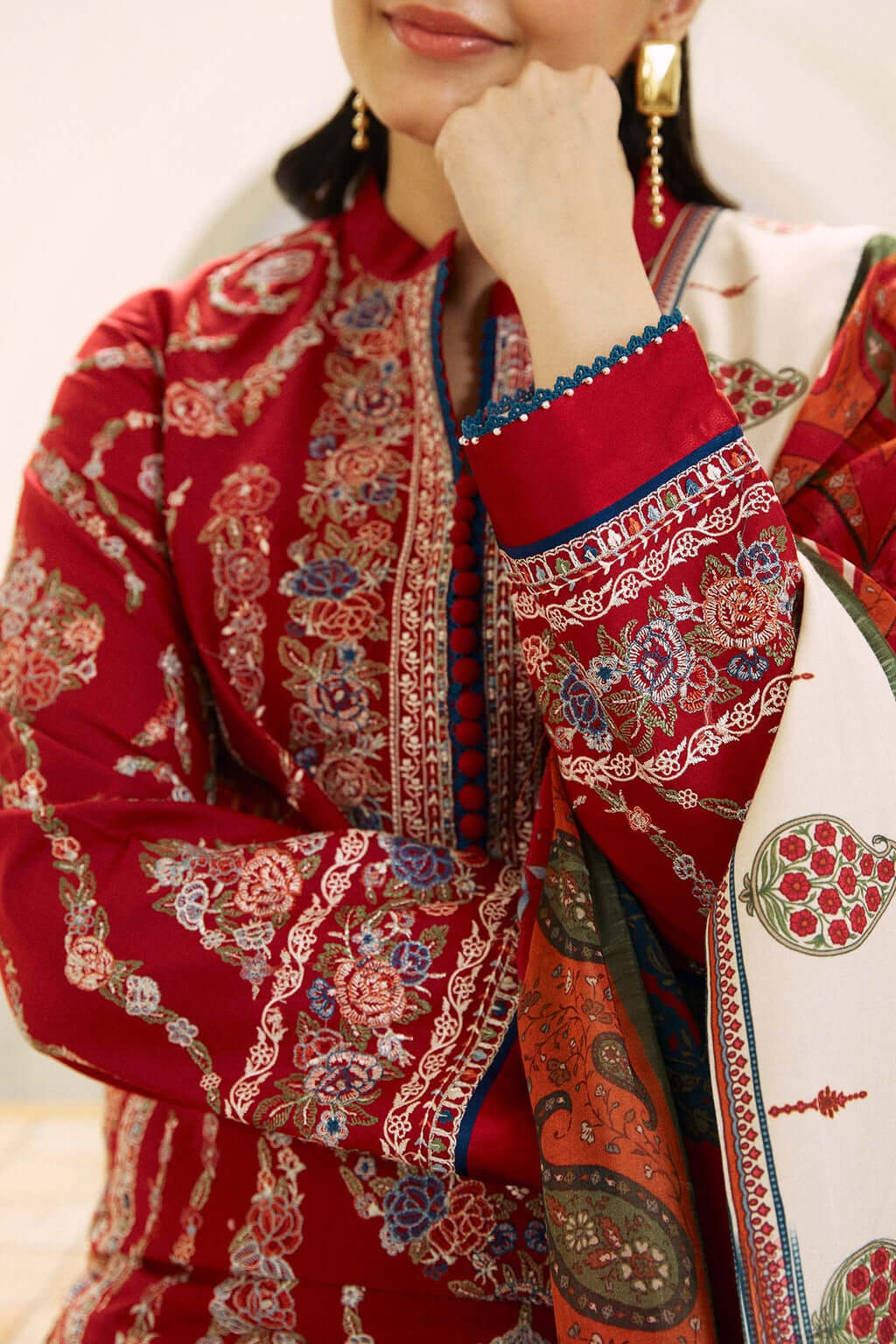 turbolight winter dress designs 2025 new-arrivals dhanak collection khaddar velvet online end year sale dhanak dress design