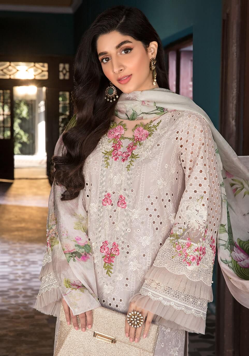 turbolight winter dress designs 2025 new-arrivals dhanak collection khaddar velvet online end year sale dhanak dress design