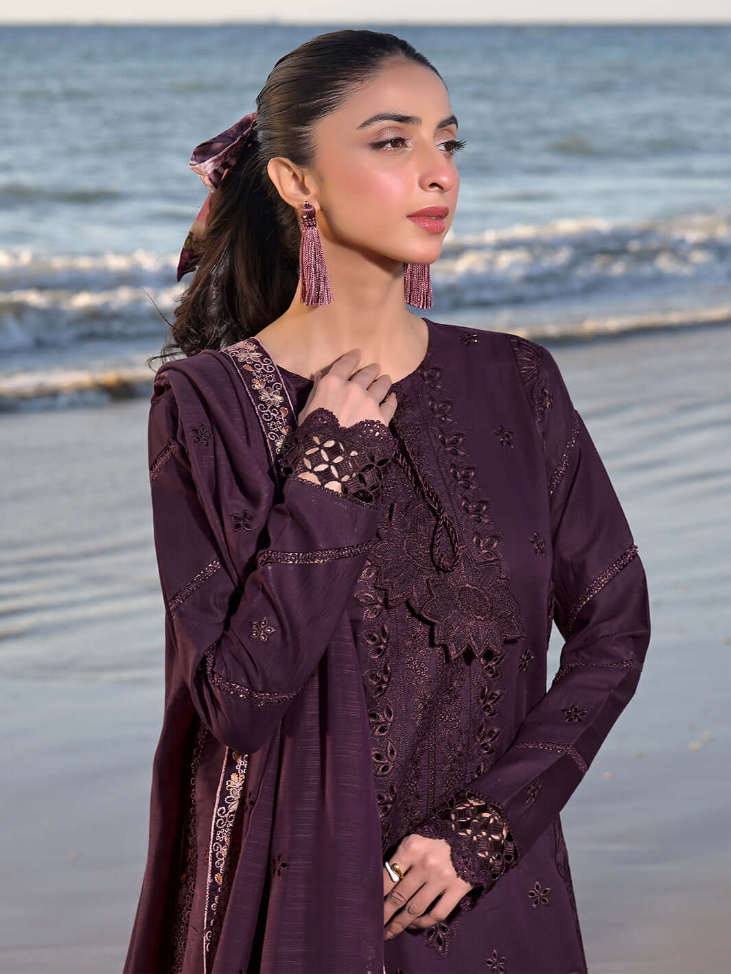 turbolight winter dress designs 2025 new-arrivals dhanak collection khaddar velvet online end year sale dhanak dress design
