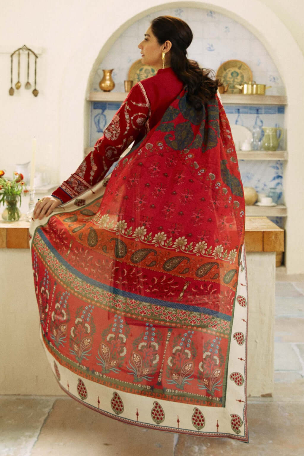 turbolight winter dress designs 2025 new-arrivals dhanak collection khaddar velvet online end year sale dhanak dress design