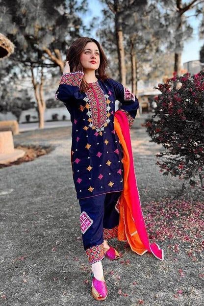turbolight winter dress designs 2025 new-arrivals dhanak collection khaddar velvet online end year sale dhanak dress design