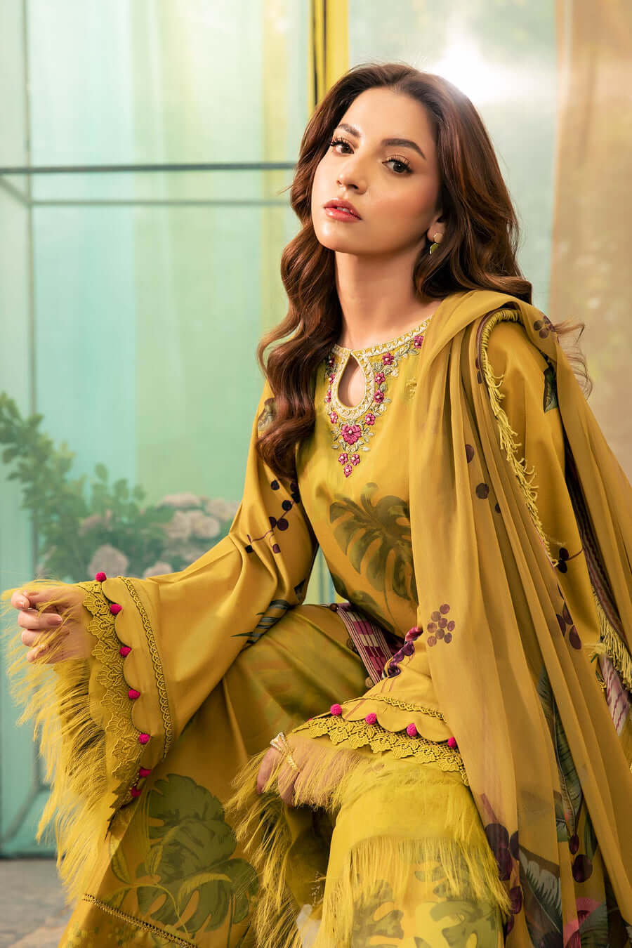 turbolight winter dress designs 2025 new-arrivals dhanak collection khaddar velvet online end year sale dhanak dress design
