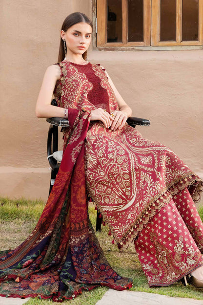 turbolight winter dress designs 2025 new-arrivals dhanak collection khaddar velvet online end year sale dhanak dress design